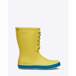 Viking Footwear Mens Retro Logg Rubber Boots - Yellow Trainers