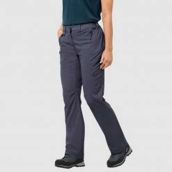 Jack Wolfskin Womens Activate Light Pants Softshell Trousers - Graphite