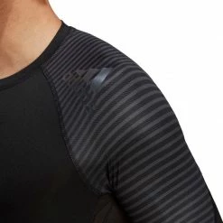 Adidas Mens AlphaSkin Climawarm Long Sleeve Shirt - Black