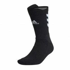 Walking Socks Adidas Womens Alphaskin Crew High Socks - Black