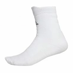 Walking Socks Adidas Mens Alphaskin Maximum Cushioning Socks - White