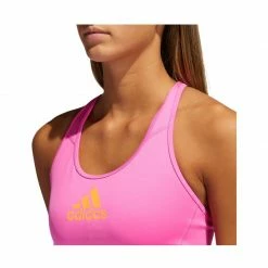 Adidas Womens Dont Rest Alphaskin Bra - Pink