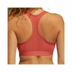Adidas Womens Dont Rest Alphaskin Sports Bra - Red