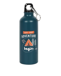 Evercreatures Metal Adventure Water Bottle - Navy Sports Bags