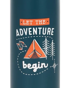 Evercreatures Metal Adventure Water Bottle - Navy Sports Bags