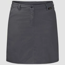 Outdoor Clothing Jack Wolfskin Womens Kalahari Skort - Asphalt