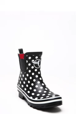 Evercreatures Black Polka Meadow Wellies Sandals
