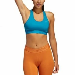 Outdoor Clothing Adidas Womens Dont Rest Alphaskin Bra - Blue
