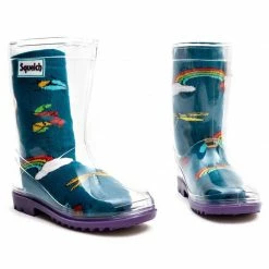 Squelch Wellies Minis Socks - Rainbow Bugs