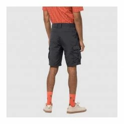 Jack Wolfskin Mens Canyon Cargo Shorts - Asphalt