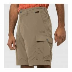 Jack Wolfskin Mens Canyon Cargo Shorts - Sand Dune