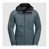 Jack Wolfskin Mens Evandale Hardshell Hiking Jacket - Storm Grey Outdoor Clothing