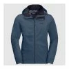 Jack Wolfskin Mens Evandale Hardshell Hiking Jacket - Thunder Blue