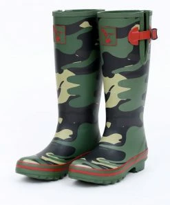 Wellington Boots Evercreatures Camouflage Tall Wellies