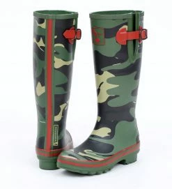 Wellington Boots Evercreatures Camouflage Tall Wellies