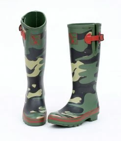 Wellington Boots Evercreatures Camouflage Tall Wellies