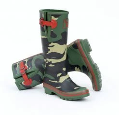 Wellington Boots Evercreatures Camouflage Tall Wellies