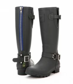 Wellington Boots Evercreatures Triumph Charcoal Tall Wellies