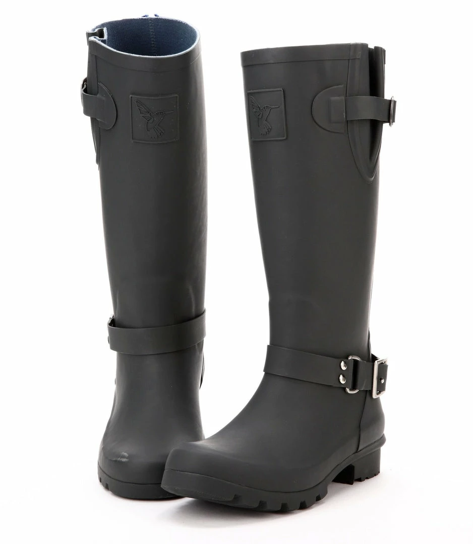Wellington Boots Evercreatures Triumph Charcoal Tall Wellies