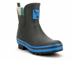 Wellington Boots Evercreatures Charcoal Meadow Ankle Wellies