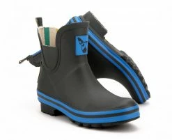 Wellington Boots Evercreatures Charcoal Meadow Ankle Wellies