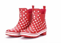 Evercreatures Polka Dot Meadow Ankle Wellies Wellington Boots