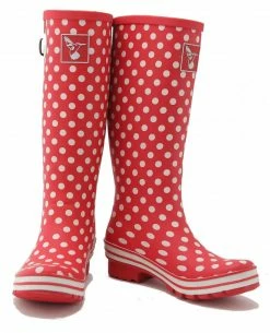 Wellington Boots Evercreatures Polka Tall Wellies