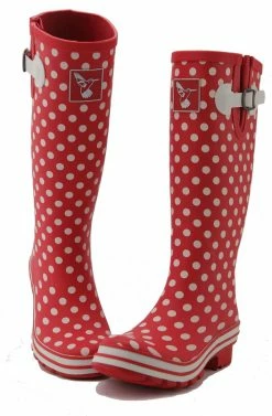 Wellington Boots Evercreatures Polka Tall Wellies