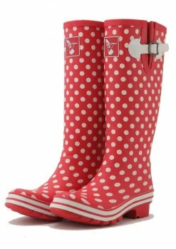 Wellington Boots Evercreatures Polka Tall Wellies