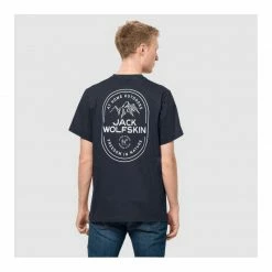 Jack Wolfskin Mens Freedom In Nature Organic T-Shirt - Night Blue