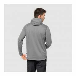 Outdoor Clothing Jack Wolfskin Mens Horizon Hooded Jacket - Alloy