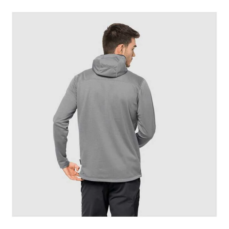 Outdoor Clothing Jack Wolfskin Mens Horizon Hooded Jacket - Alloy