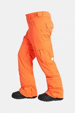 Billabong Mens Transport Ski Trousers - Puffin Orange Outdoor Clothing