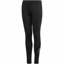Climawarm Adidas Junior Alphaskin Long Leggings - Black