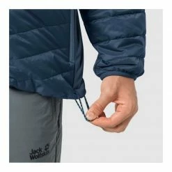 Outdoor Clothing Jack Wolfskin Mens RouteBurn Windproof Insulated Jacket - Thunder Blue