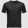 Jack Wolfskin Mens Tech T-Shirt - Black