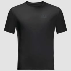 Jack Wolfskin Mens Tech T-Shirt - Black