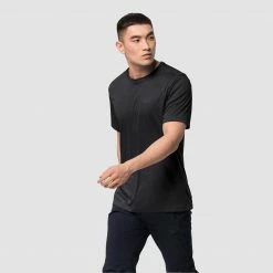 Jack Wolfskin Mens Tech T-Shirt - Black