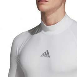 Adidas Mens AlphaSkin Climawarm Thermoactive Shirt - White Outdoor Clothing