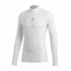 Adidas Mens AlphaSkin Climawarm Thermoactive Shirt - White Outdoor Clothing