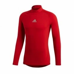 Adidas Mens AlphaSkin Climawarm Thermoactive Shirt - Red