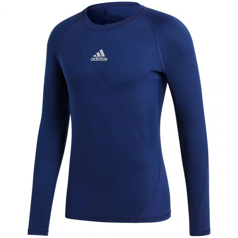 Outdoor Clothing Adidas Mens Alphaskin Sport Long Sleeve Thermoactive T-Shirt - Navy Blue