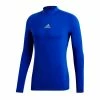 Adidas Mens AlphaSkin Climawarm Thermoactive Turtleneck Shirt - Blue Outdoor Clothing