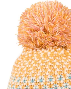 Evercreatures Girls Tiana Knitted Bottle Hat - Mustard Hats And Beanies