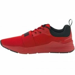 Puma Mens Wired Run High Risk Shoes - Red