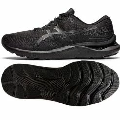 Trainers Asics Mens Gel-Cumulus 24 Running Shoes - Black