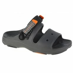 Crocs Mens Classic All-Terrain Sandals - Gray Slides