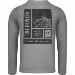 Alpinus Mens Breheimen T-shirt - Gray Outdoor Clothing