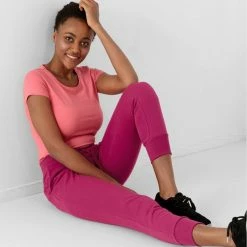 Outdoor Clothing 4F Womens Short Sleeves T-Shirt - Coral