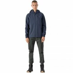 Outdoor Clothing 4F Mens Softshell Jacket - Navy Blue